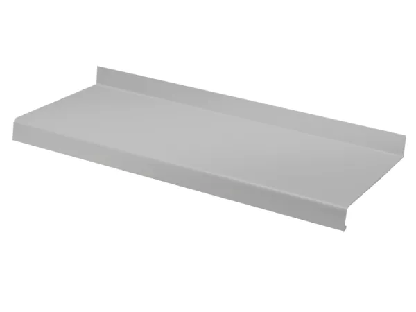 Venkovní hliníkové ohýbané parapety - stříbrná RAL 9006