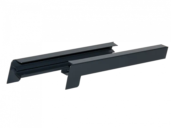 Hliníkové venkovní krytky - nos 25mm - antracit RAL 7016 - pár